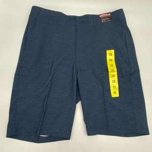 Bolle Mens Comfort Flex Shorts Dress Blues Size 32